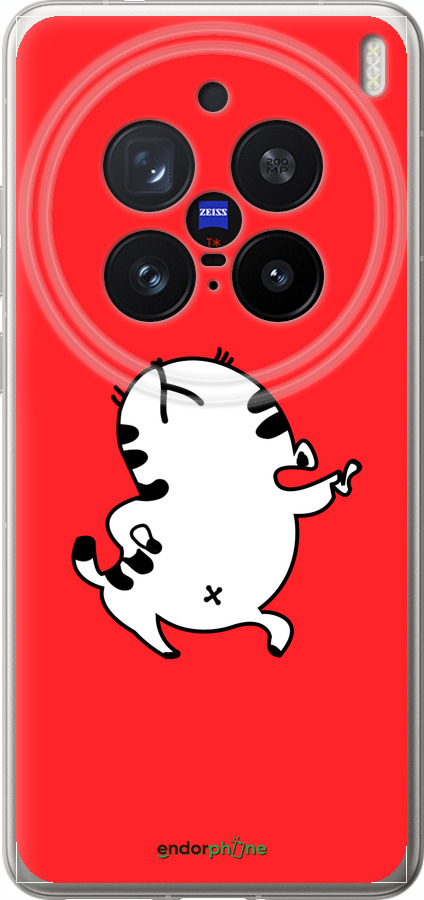 Силіконовий чехол Кошеня для Vivo X200 PRO - 4577u-3883 изображение 