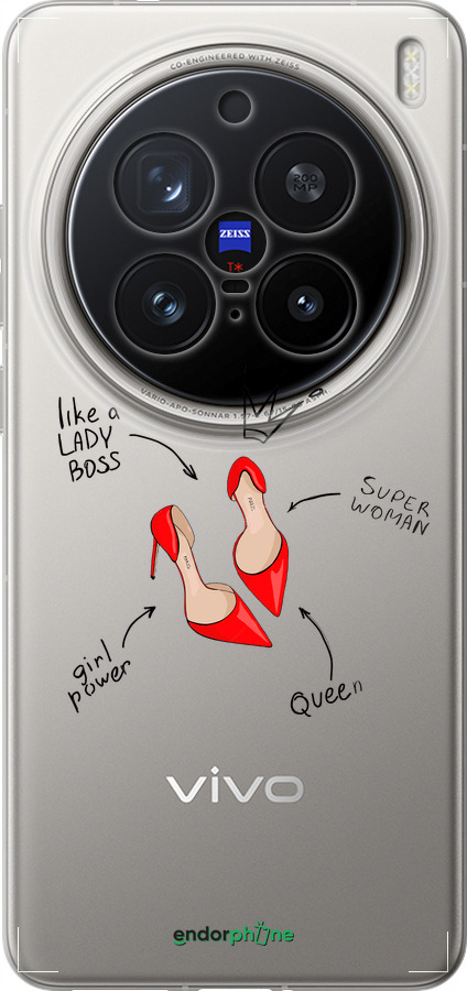 Силіконовий чехол Жінка для Vivo X200 PRO - 4599u-3883 изображение 