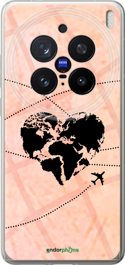 Силіконовий чехол Подорожуй для Vivo X200 PRO - 4607u-3883 изображение 