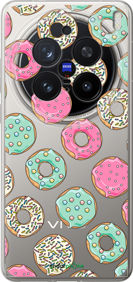 Силиконовый чехол Пончики 1 для Vivo X200 PRO - 4657u-3883 изображение 