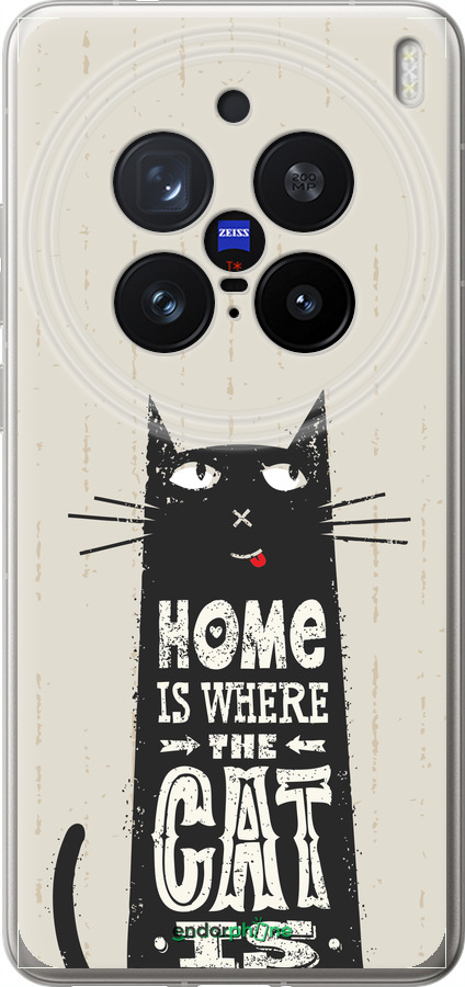 Силиконовый чехол Кот для Vivo X200 PRO - 4671u-3883 изображение 