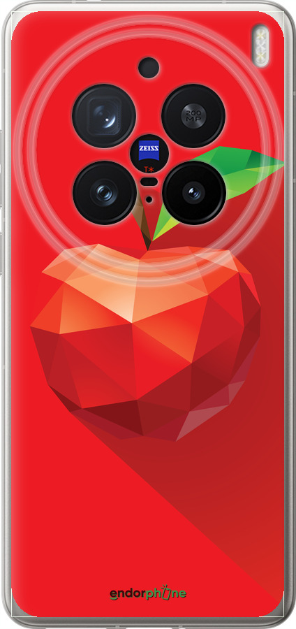 Силиконовый чехол Яблоко для Vivo X200 PRO - 4696u-3883 изображение 