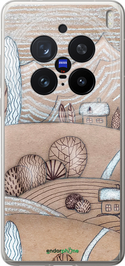 Силіконовий чехол Казкові пагорби для Vivo X200 PRO - 4749u-3883 изображение 