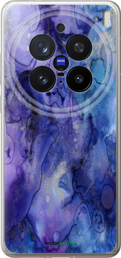 Силіконовий чехол Мармур 7 для Vivo X200 PRO - 4802u-3883 изображение 