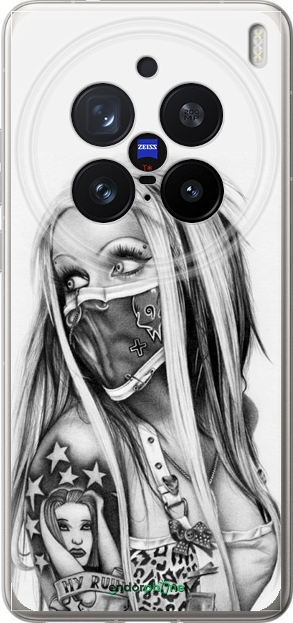 Силиконовый чехол Biohazard  8 для Vivo X200 PRO - 4824u-3883 изображение 