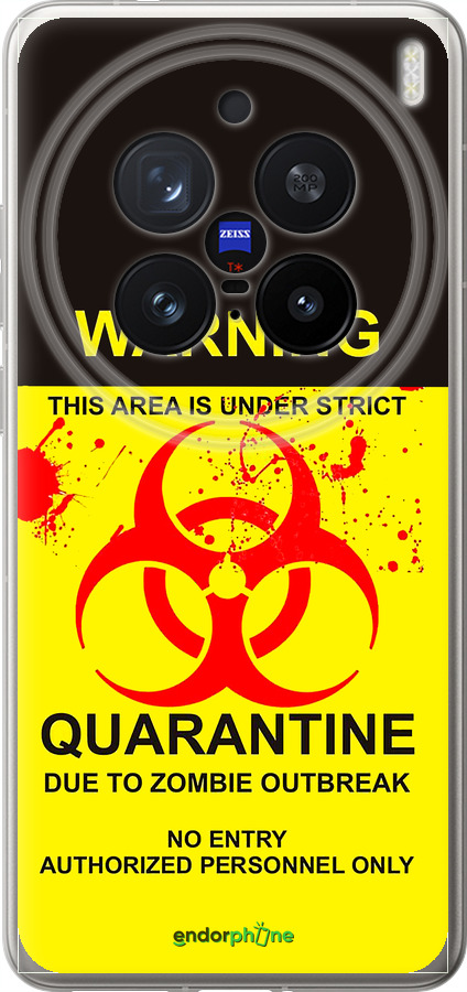 Силиконовый чехол Biohazard  9 для Vivo X200 PRO - 4825u-3883 изображение 