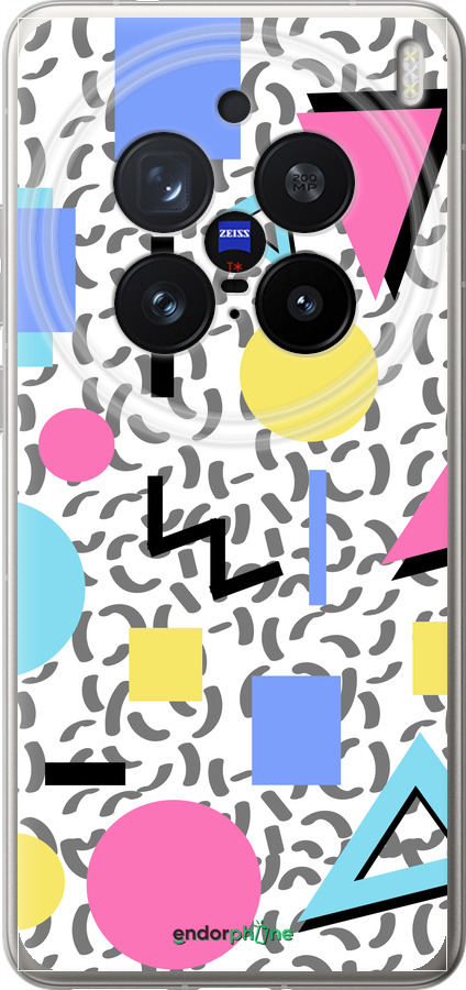 Силіконовий чехол Color shapes для Vivo X200 PRO - 4893u-3883 изображение 