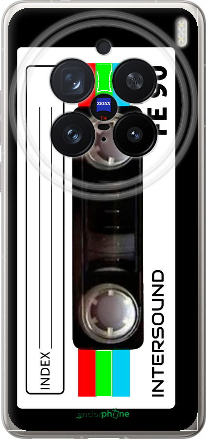 Силиконовый чехол Кассета с90 для Vivo X200 PRO - 4894u-3883 изображение 