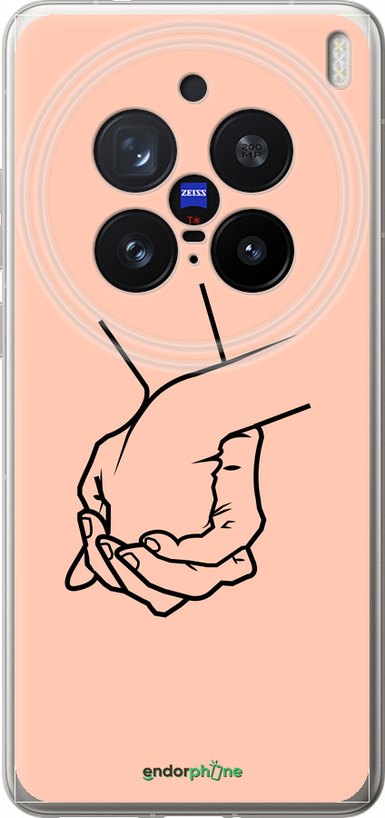 Силиконовый чехол Руки для Vivo X200 PRO - 4896u-3883 изображение 