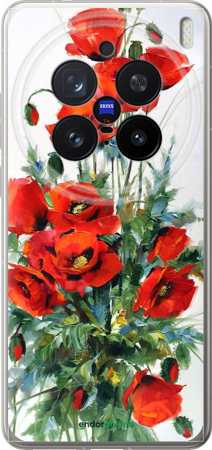 Силиконовый чехол Маки для Vivo X200 PRO - 523u-3883 изображение 