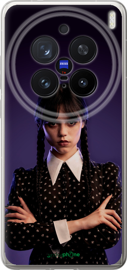 Силіконовий чехол Wednesday v3 для Vivo X200 PRO - 5517u-3883 изображение 