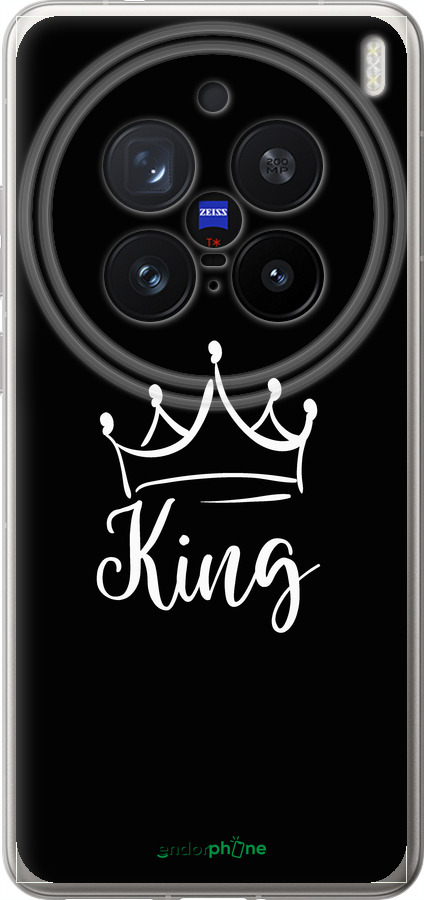Силиконовый чехол Queen & King для него для Vivo X200 PRO - 5521u-3883 изображение 
