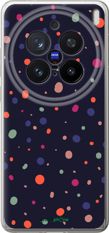 Силіконовий чехол Горошок v2 для Vivo X200 PRO - 5599u-3883 изображение 