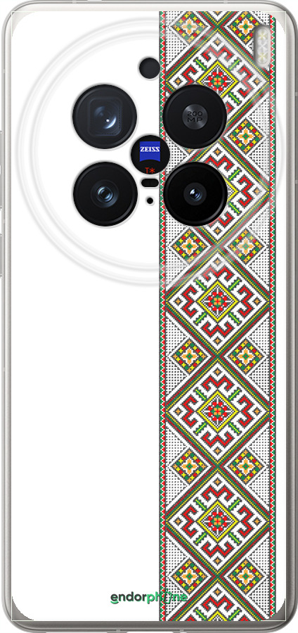 Силиконовый чехол Вышиванка 8 для Vivo X200 PRO - 574u-3883 изображение 