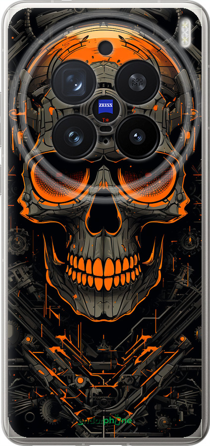 Силиконовый чехол Череп для Vivo X200 PRO - 5952u-3883 изображение 