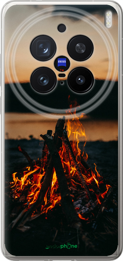 Силіконовий чехол Вогонь для Vivo X200 PRO - 6021u-3883 изображение 