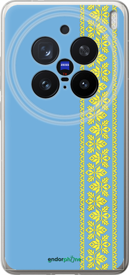 Силиконовый чехол Вышиванка 33 для Vivo X200 PRO - 602u-3883 изображение 