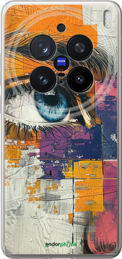 Силіконовий чехол Кольорова фреска для Vivo X200 PRO - 6032u-3883 изображение 