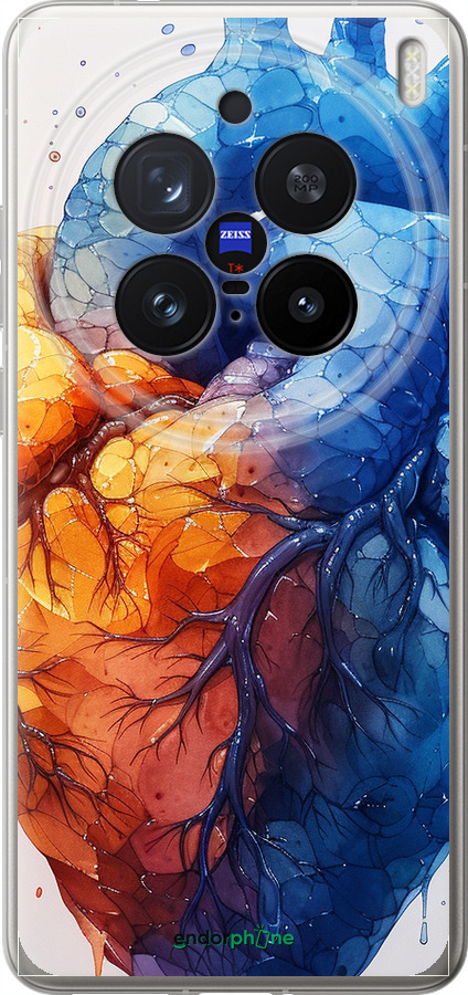 Силиконовый чехол Арт-сердце для Vivo X200 PRO - 6034u-3883 изображение 