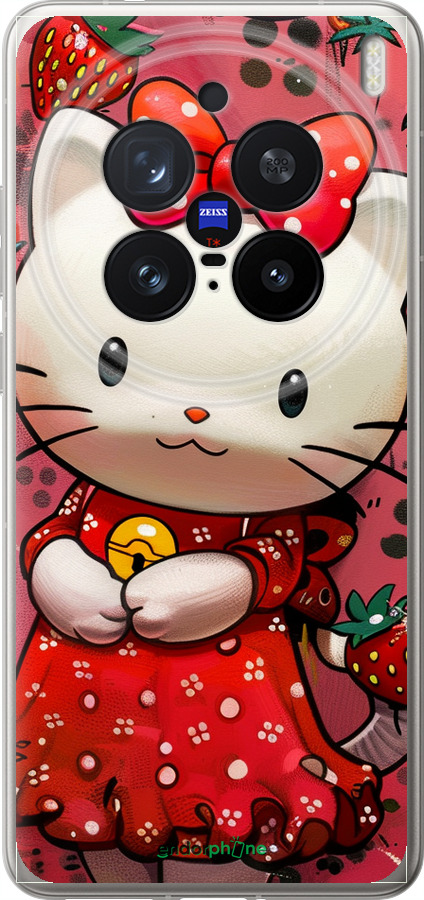 Силиконовый чехол hello kitty1 для Vivo X200 PRO - 6036u-3883 изображение 