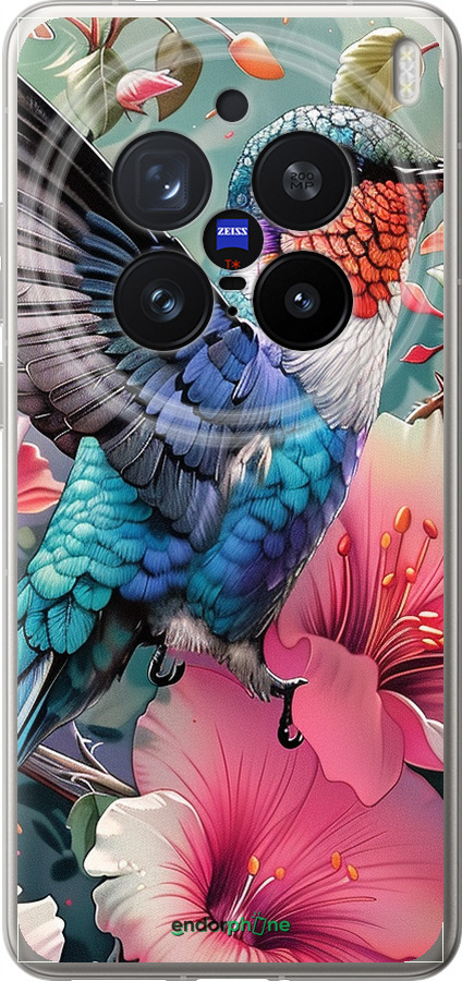 Силіконовий чехол Казкова колібрі для Vivo X200 PRO - 6051u-3883 изображение 