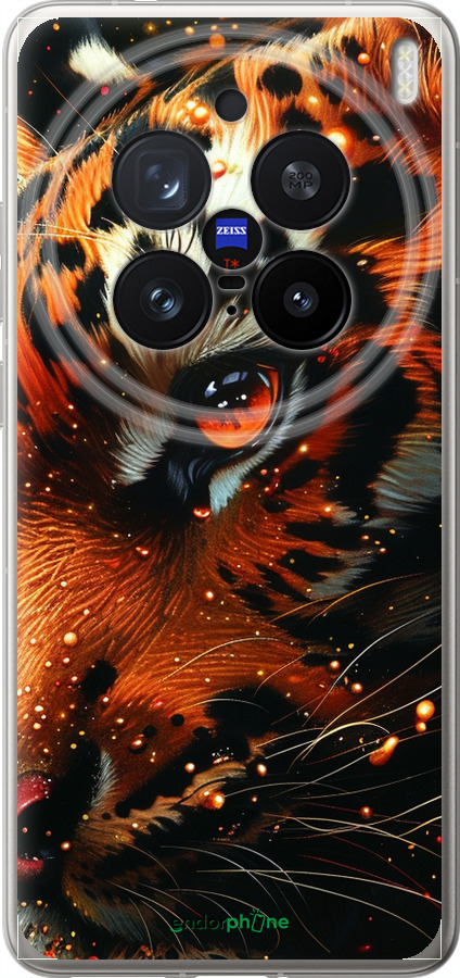 Силіконовий чехол Tiger для Vivo X200 PRO - 6053u-3883 изображение 