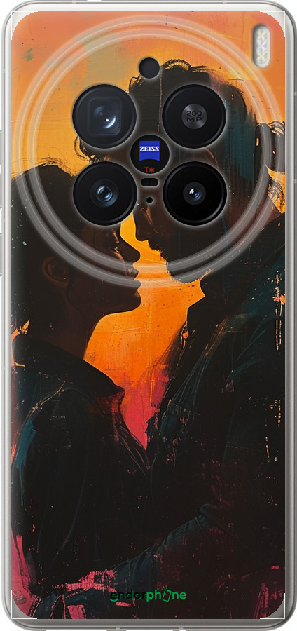 Силиконовый чехол Любовь на полотне для Vivo X200 PRO - 6067u-3883 изображение 