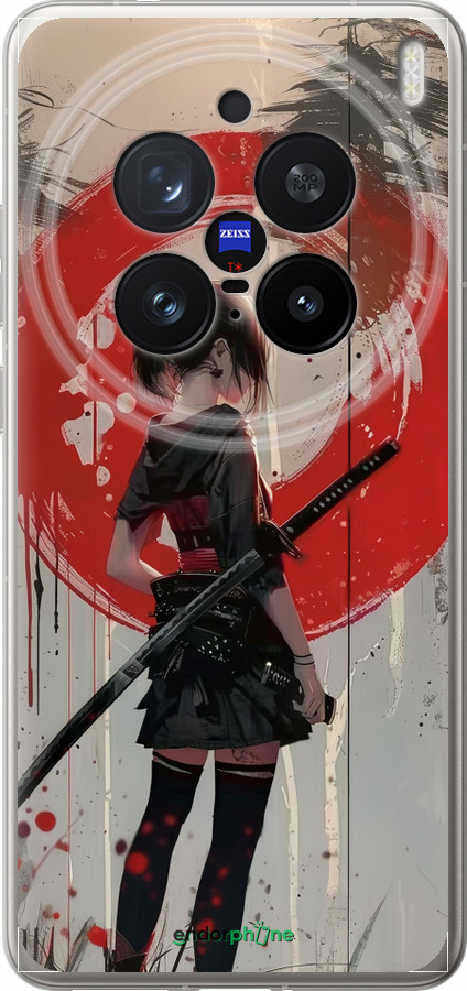 Силіконовий чехол Сутінки воїна: Танок з катаною для Vivo X200 PRO - 6123u-3883 изображение 