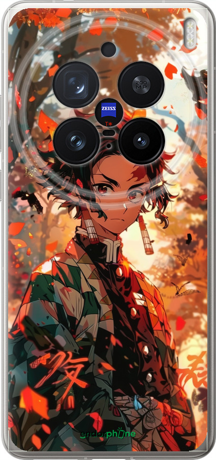 Силиконовый чехол Tanjiro для Vivo X200 PRO - 6130u-3883 изображение 