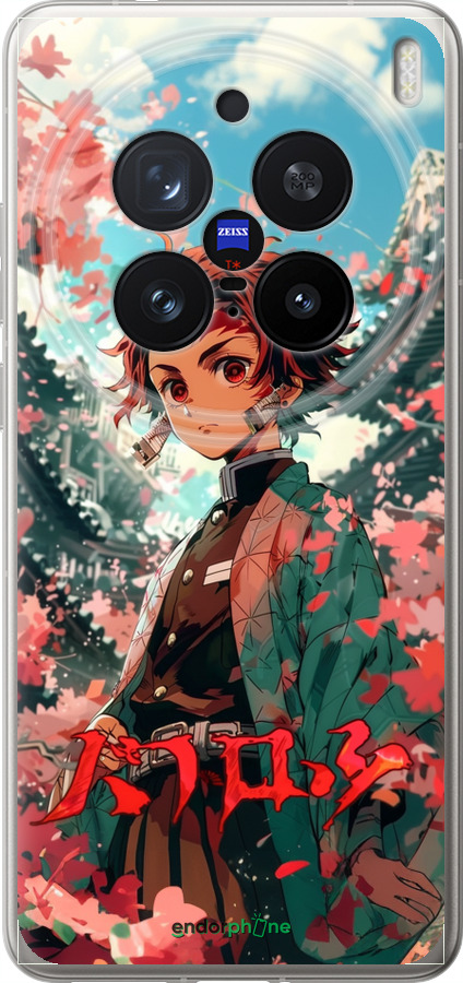 Силіконовий чехол Tanjiro Kamado для Vivo X200 PRO - 6132u-3883 изображение 