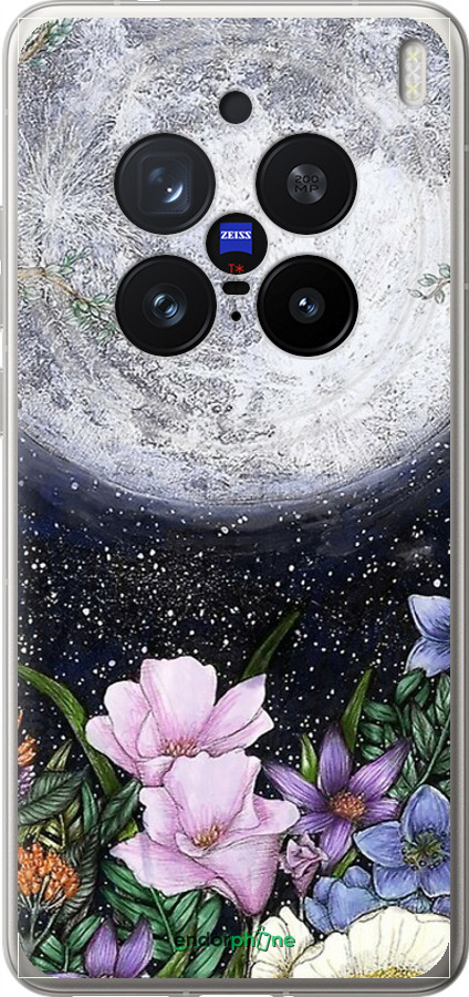 Силиконовый чехол Полночь в саду для Vivo X200 PRO - 6259u-3883 изображение 