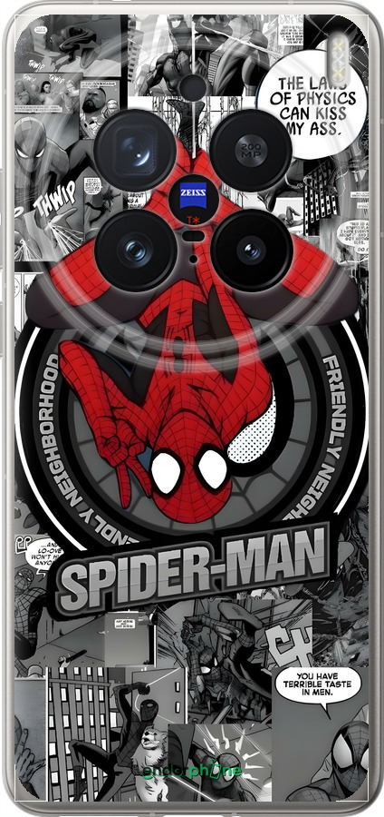 Силіконовий чехол Человек паук для Vivo X200 PRO - 6279u-3883 изображение 