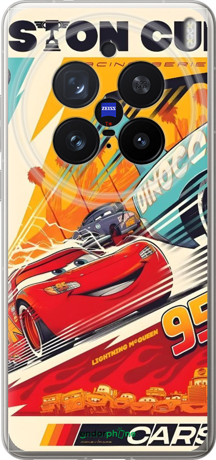 Силиконовый чехол Тачки для Vivo X200 PRO - 6288u-3883 изображение 