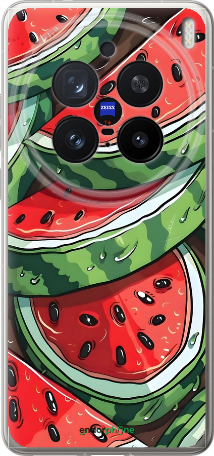 Силиконовый чехол Арбуз для Vivo X200 PRO - 6315u-3883 изображение 