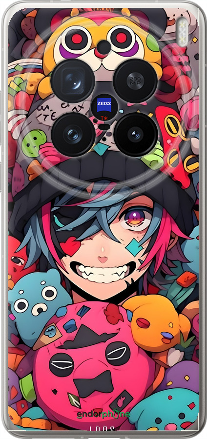 Силіконовий чехол Аніме хлопець для Vivo X200 PRO - 6317u-3883 изображение 