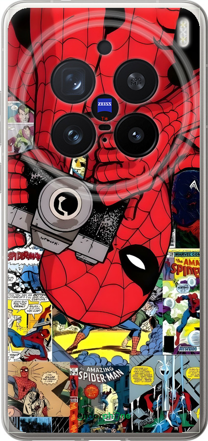 Силіконовий чехол Людина павук 2 для Vivo X200 PRO - 6333u-3883 изображение 