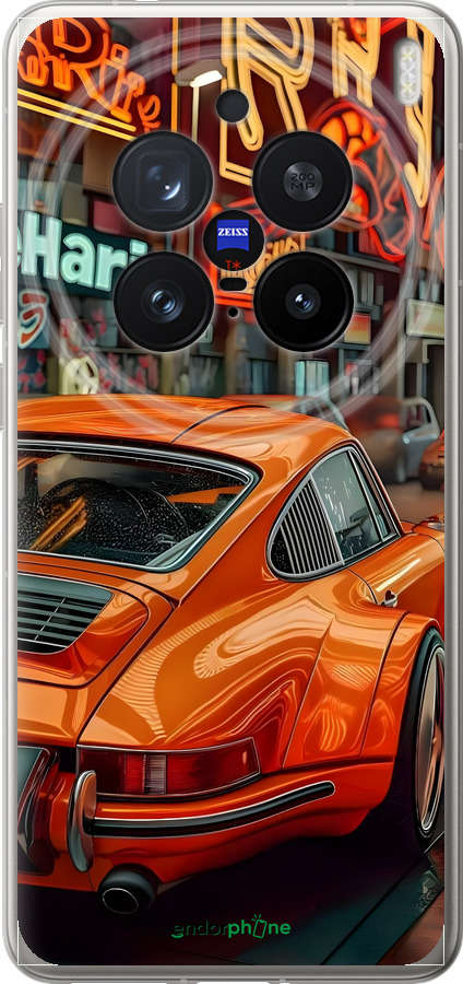 Силіконовий чехол Порше для Vivo X200 PRO - 6334u-3883 изображение 