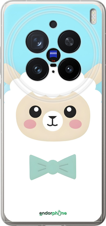 Силіконовий чехол Милий баранчик для Vivo X200 PRO - 6355u-3883 изображение 