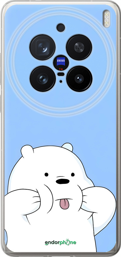 Силіконовий чехол Милий ведмедик для Vivo X200 PRO - 6357u-3883 изображение 