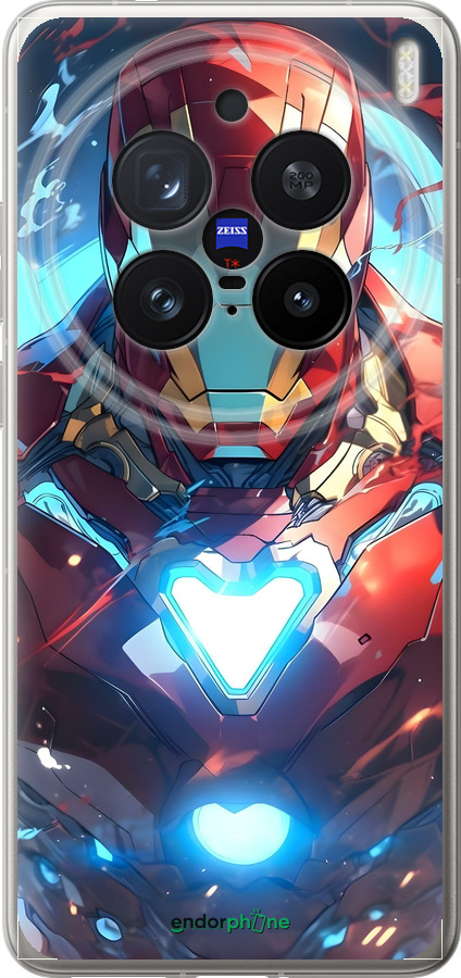 Силіконовий чехол Железный человек для Vivo X200 PRO - 6372u-3883 изображение 