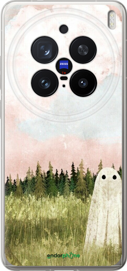 Силиконовый чехол Привидение для Vivo X200 PRO - 6401u-3883 изображение 