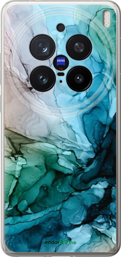 Силіконовий чехол З абстрактним малюнком барвисті Солоні береги для Vivo X200 PRO - 6405u-3883 изображение 