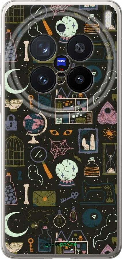 Силиконовый чехол Колдовской принт для Vivo X200 PRO - 6425u-3883 изображение 