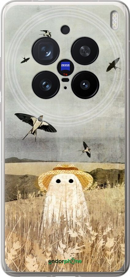 Силіконовий чехол Привид у полі для Vivo X200 PRO - 6427u-3883 изображение 