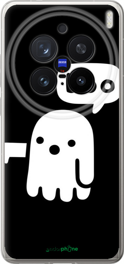 Силиконовый чехол Призрак Неодобрения для Vivo X200 PRO - 6431u-3883 изображение 