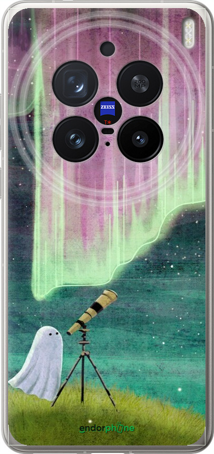 Силіконовий чехол Привид та зірки для Vivo X200 PRO - 6443u-3883 изображение 