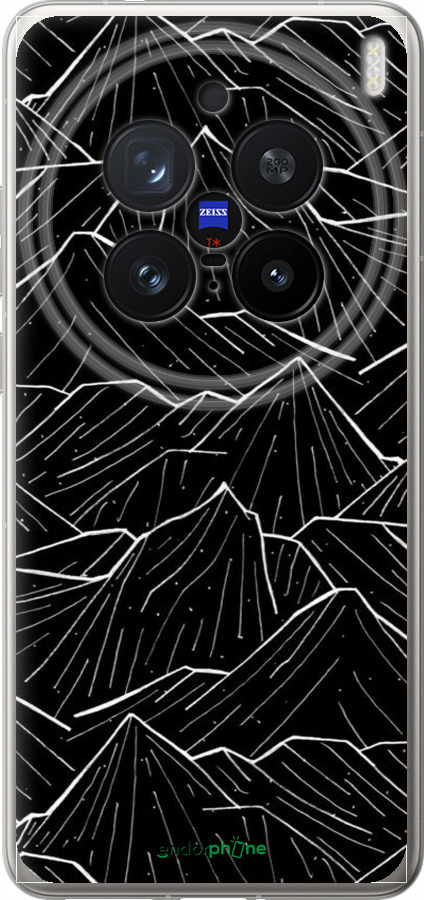 Силіконовий чехол Із зображенням Темних гір для Vivo X200 PRO - 6489u-3883 изображение 