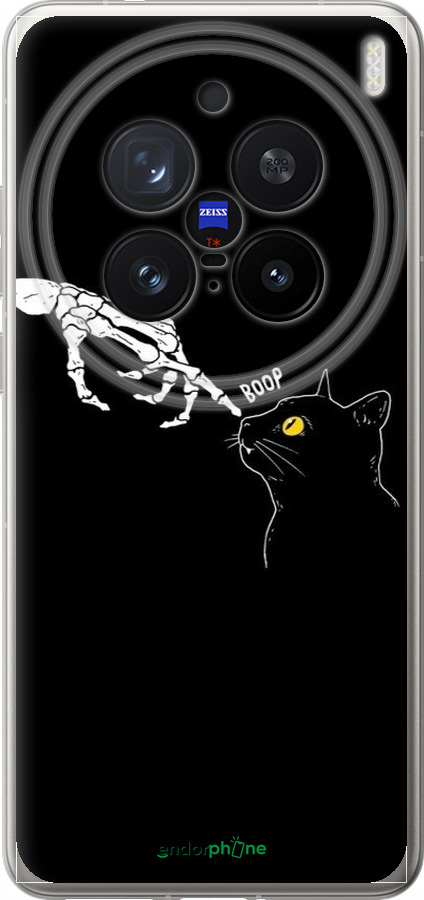 Силіконовий чехол Кішка для Vivo X200 PRO - 6505u-3883 изображение 