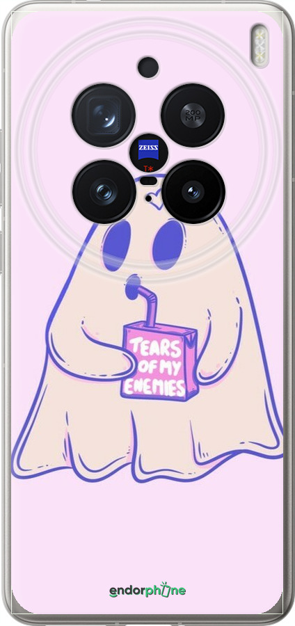 Силіконовий чехол Милий привид для Vivo X200 PRO - 6507u-3883 изображение 