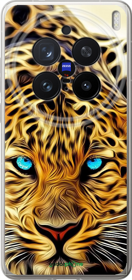 Силиконовый чехол Леопард для Vivo X200 PRO - 6611u-3883 изображение 